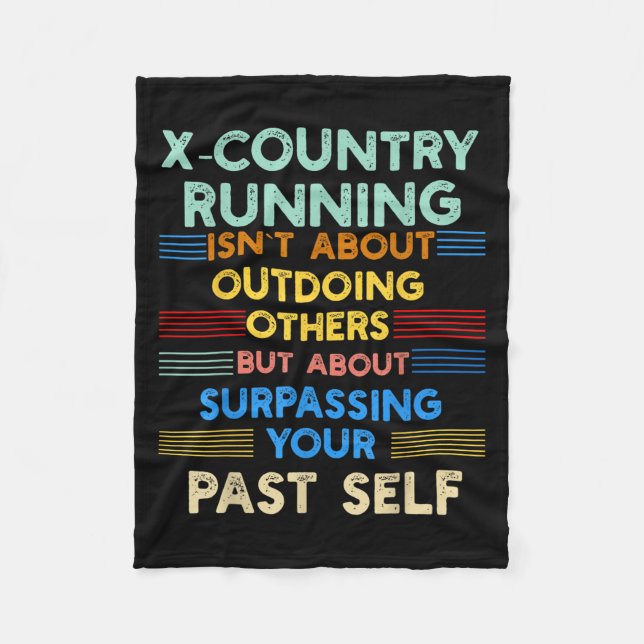 Manta Polar X-country Running Is Outwork Your Past Self Sitive (Anverso)