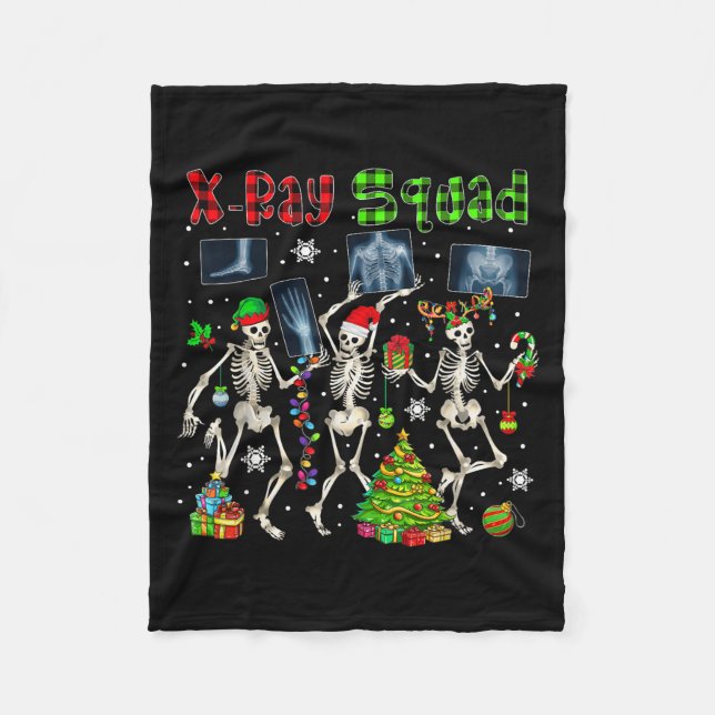 Manta Polar X-ray Squad Xmas Three Santa Reindeer Elf X-ray Sk (Anverso)