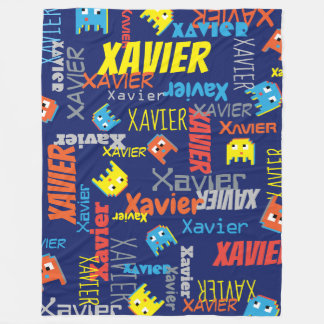 Manta Polar Xavier nombre personalizado píxel gráfico monstruo