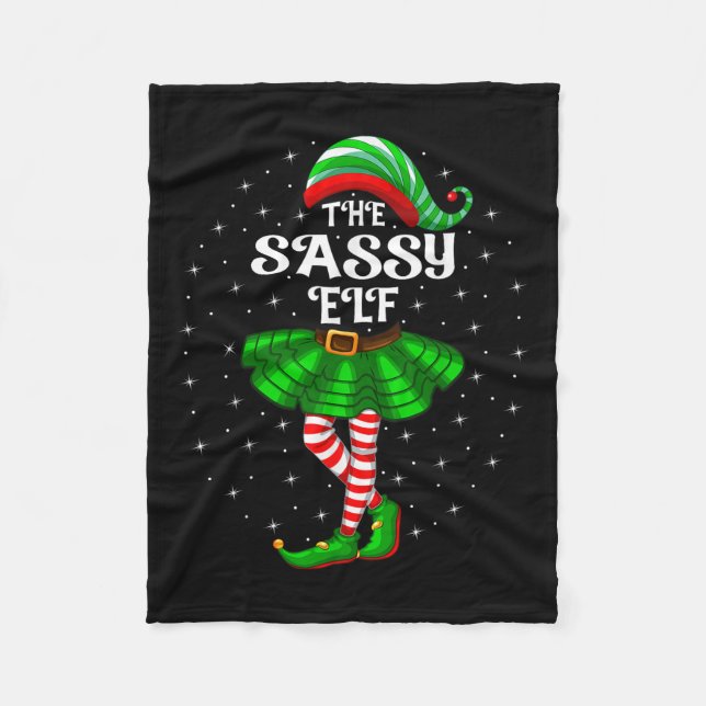 Manta Polar Xmas Family Matching Women Girls Mom The Sy Elf Ch (Anverso)