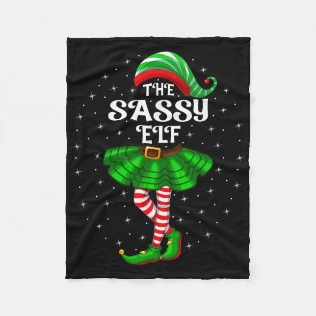 Manta Polar Xmas Family Matching Women Girls Mom The Sy Elf Ch (Anverso)