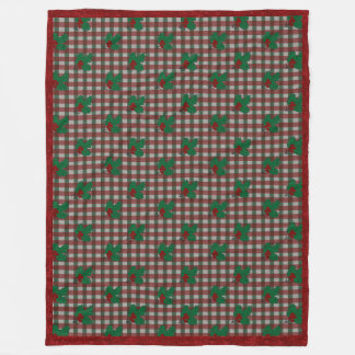 Manta Polar Xmas Gingham Throw Blanket de 1940