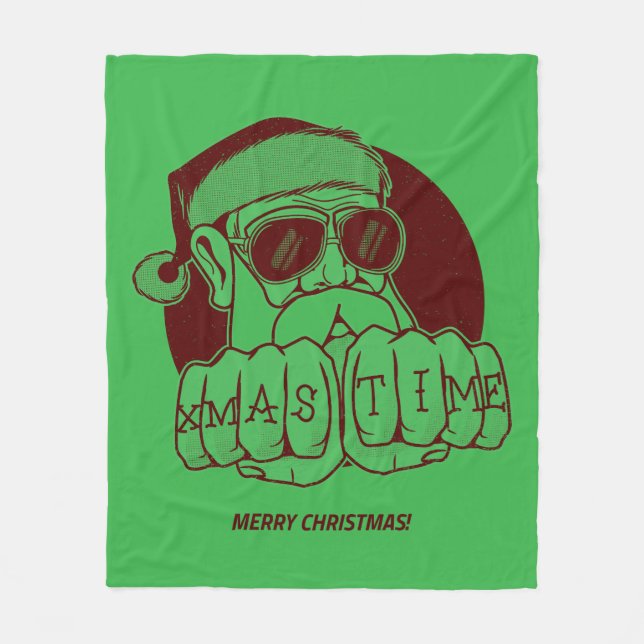 Manta Polar Xmas Time Fleece Blanket (Anverso)