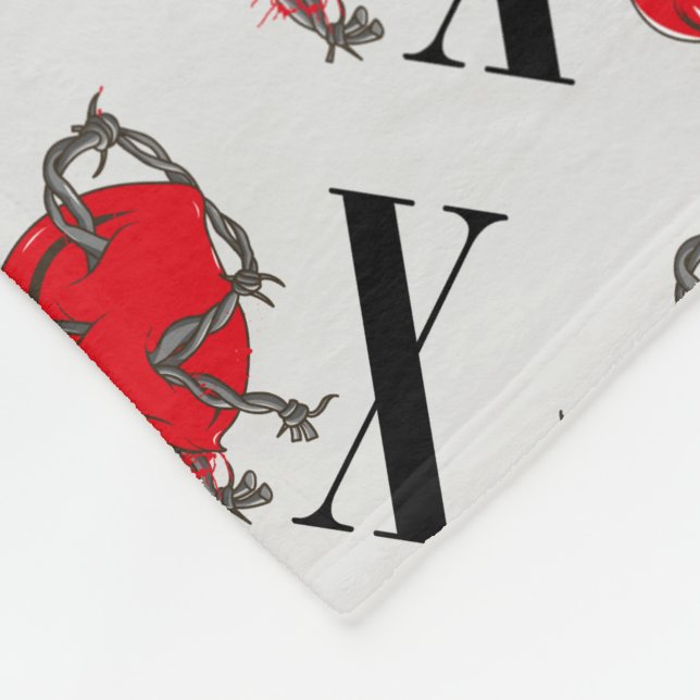 MANTA POLAR XOXO (Esquina)