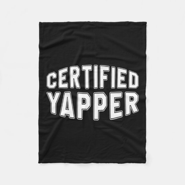 Manta Polar Yapper Profesional Yapper Certificado (Anverso)