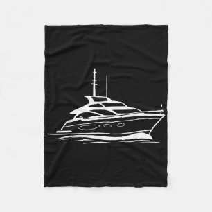 Manta Polar Yate minimalista divertido barco simple yate