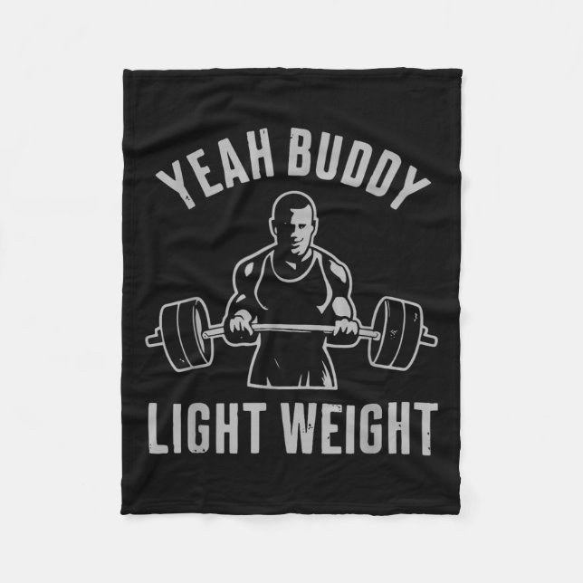 Manta Polar Yeah Buddy Light Weight Bodybuilding Gym Weightlif (Anverso)