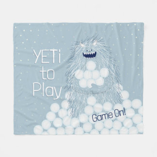 Manta Polar Yeti para Jugar | Juego Encendido | Jugador | Día