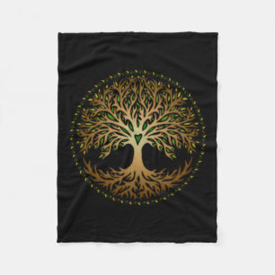 Manta Polar Yggdrasil, Celta, Árbol, Vida, Norse, Mitología,