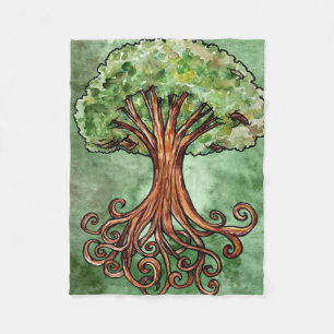 Manta Polar Yggdrasil Tree Norse Mythology Watercolor