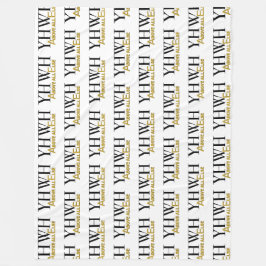 Manta Polar YHWH YAHWEH Personalizado Sobre Todas las Cosas Cr
