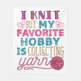 Manta Polar Yo Escucho Pero Mi Hobby Favorito Es Recolectar Ya