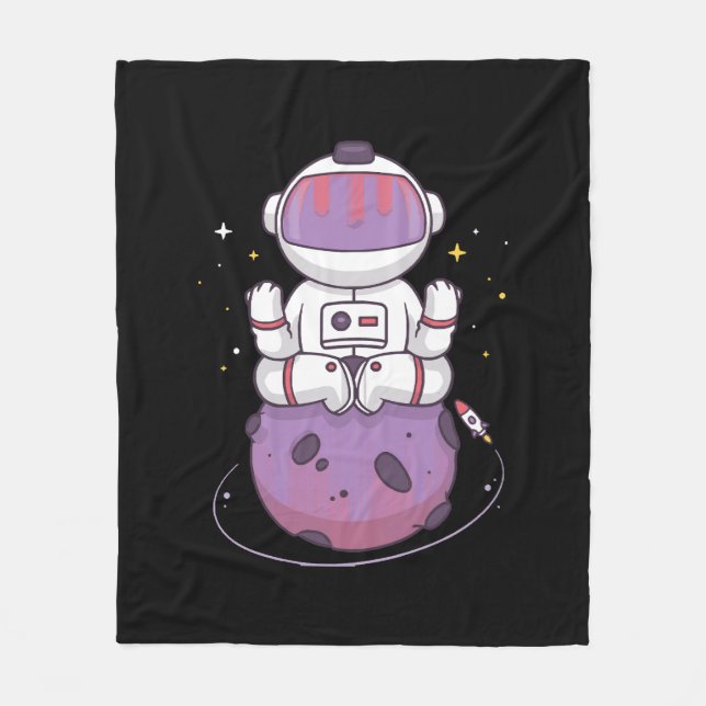 Manta Polar Yoga Espacial  (Anverso)