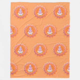 Manta Polar Yoga espiritual Asana Meditación Mandala 3