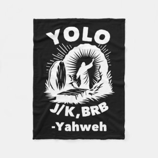 Manta Polar Yolo Jk Brb Jesus Yahweh Resurrección Christian Ea