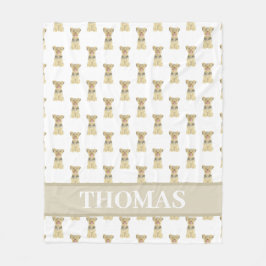 Manta Polar Yorkie Yorkshire Terrier Tan & White