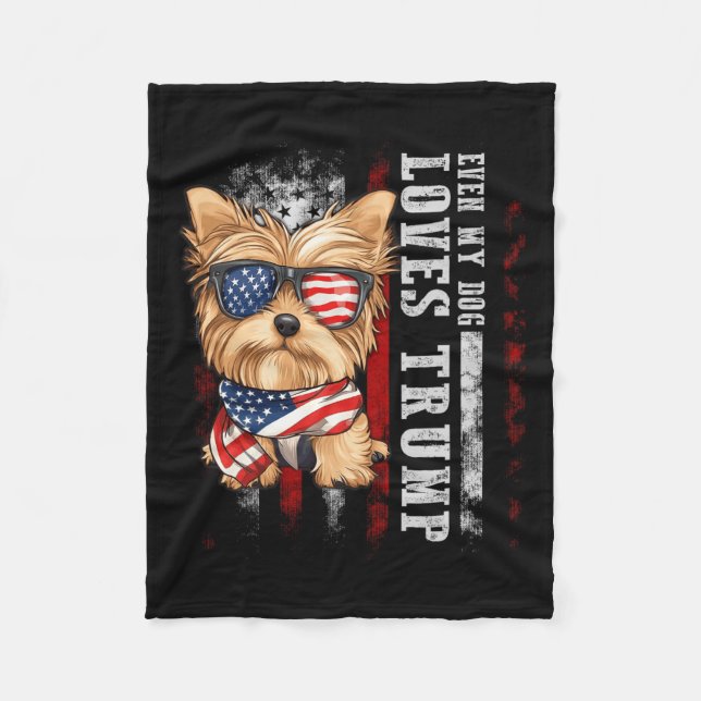 Manta Polar Yorkshire Terrier Dog Yorkie Hasta Mi Perro Ama Tr (Anverso)