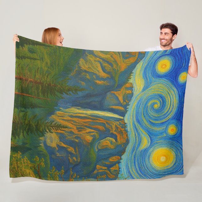 Manta Polar Yosemite Valley Yosemite National Park ala van Gog (In situ)