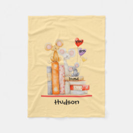 Manta Polar You Are Loved Child's Fleece Blanket