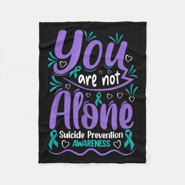 Manta Polar You Are Not Alone Suicide Prevention Awareness  (Anverso)