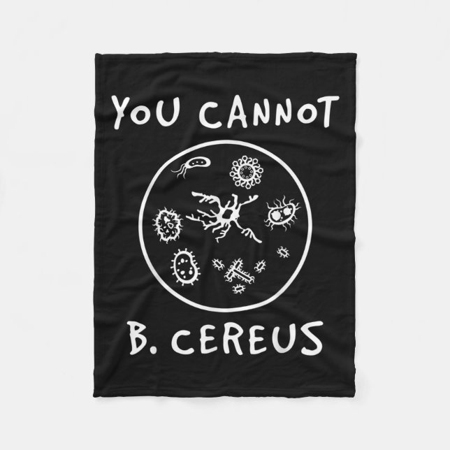 Manta Polar You Cannot Be Cereus Microbiology Lover Science Pu (Anverso)