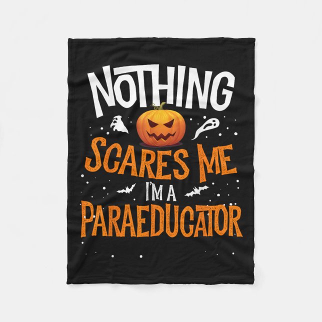 Manta Polar You Cannot E Me I'm A Paraeducator Halloween Para  (Anverso)