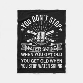 Manta Polar You Dont Stop Water Skiing When Get Old - Vintage 