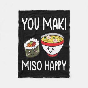 Manta Polar You Maki Miso Happy Sushi Lover Gifts Valentine