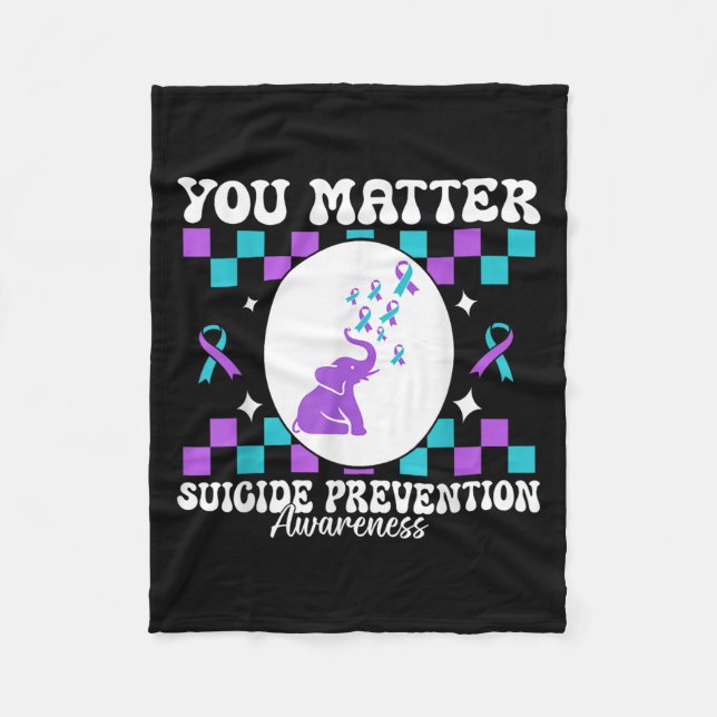 Manta Polar You Suicide Prevention Awareness Women  (Anverso)
