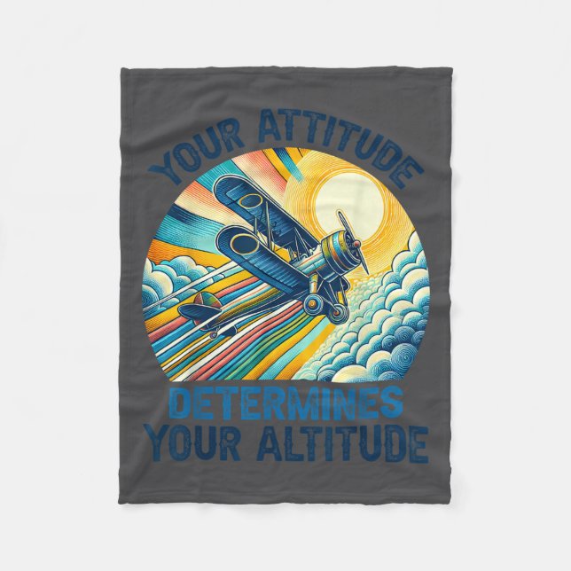 Manta Polar Your Attitude Determines Your Altitude Motivationa (Anverso)