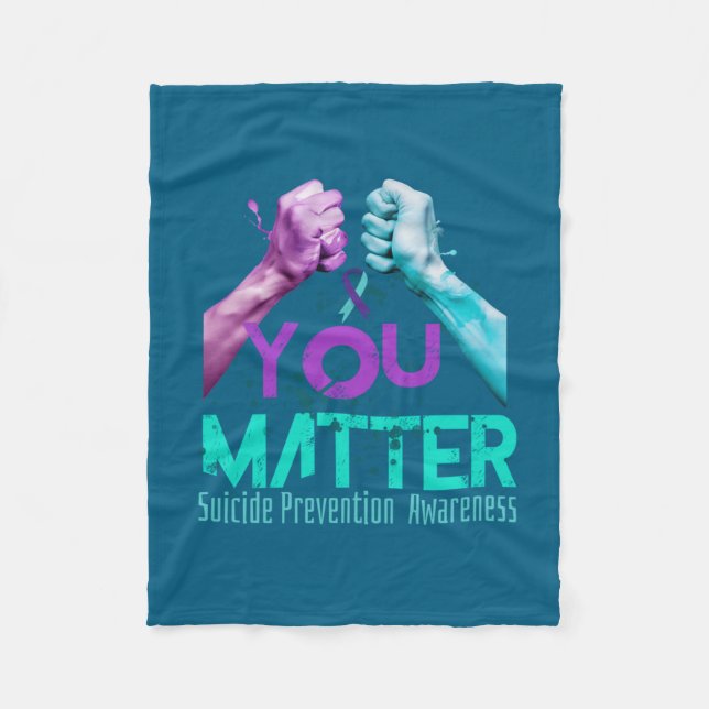 Manta Polar Your Life Choose To Keep On Going Suicide Preventi (Anverso)