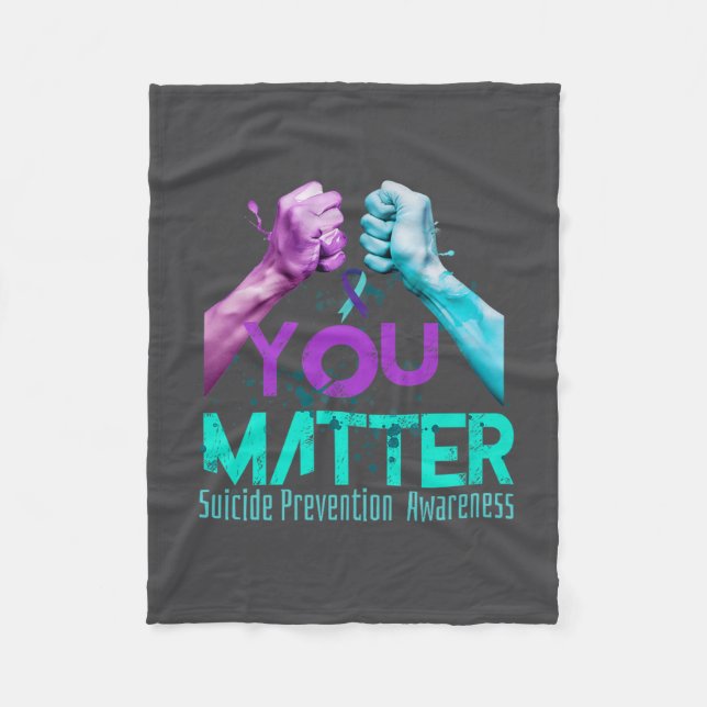 Manta Polar Your Life Choose To Keep On Going Suicide Preventi (Anverso)