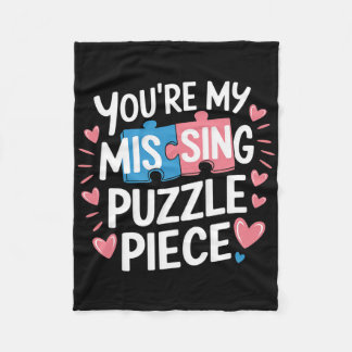 Manta Polar You're My Missing Puzzle Piece Valentine Matching