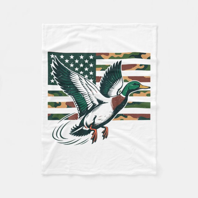 Manta Polar Youth Camo Mallard Duck Hunting Camouflage America (Anverso)