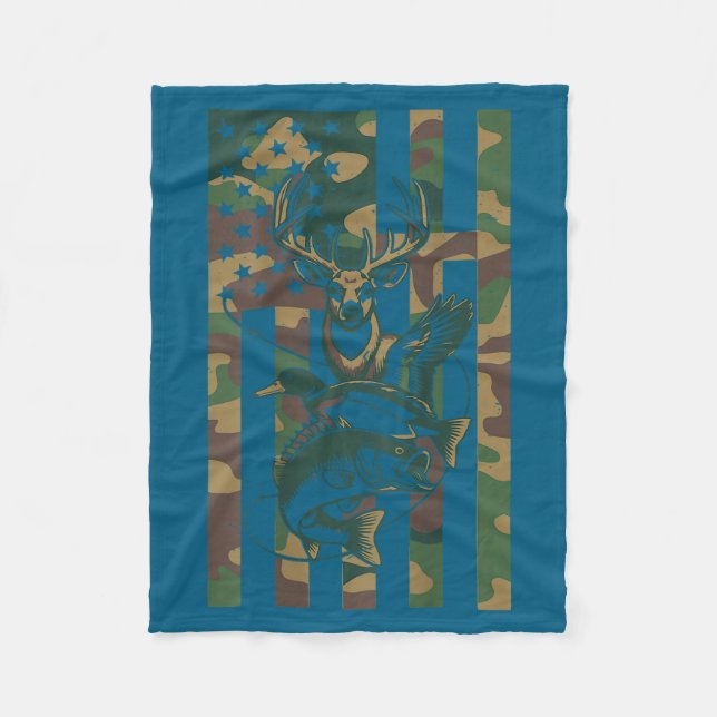 Manta Polar Youth Cross Camo Hunting Fishing B Deer Duck Camou (Anverso)