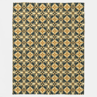 Manta Polar Yuletide Gold Glimmer Fleece Blanket