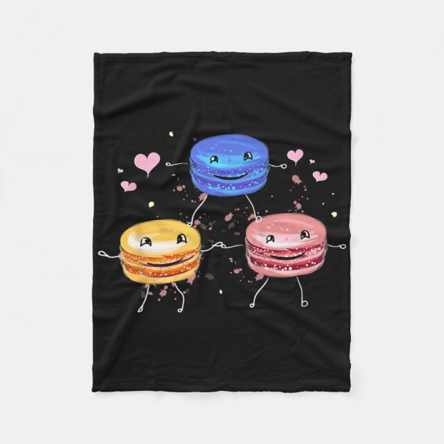 Manta Polar Yummy Cute Cheerleading Macaroon Gift  (Anverso)