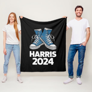 Manta Polar ZAPATO Harris 2024 Vota Presidente Kamala Elección
