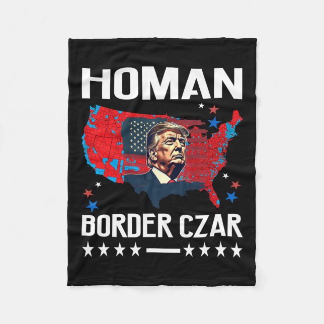 Manta Polar Zar de la frontera Tom Homan Trump Presidente elec (Anverso)