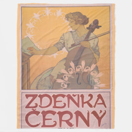 Manta Polar Zdenka Cerny poster por Alphonse Mucha