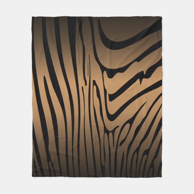 Manta Polar Zebra Brown (Anverso)