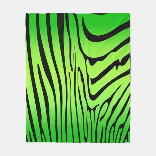 Manta Polar Zebra Green (Anverso)