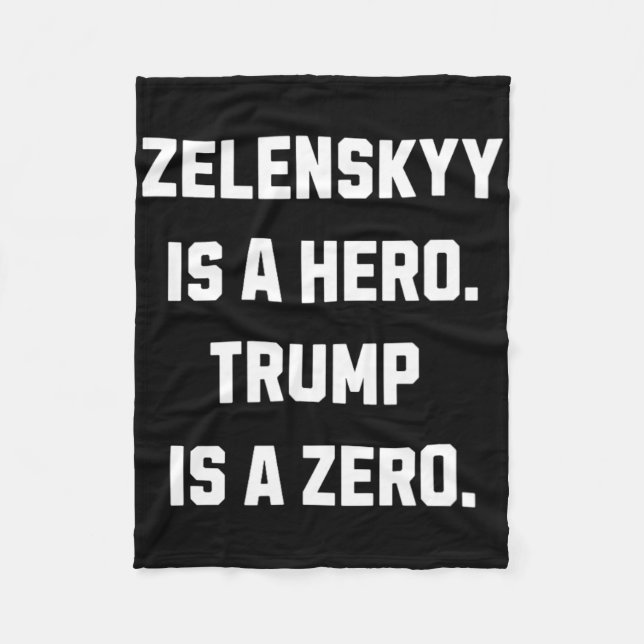 Manta Polar Zelenskyy es un héroe.  (Anverso)