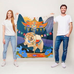 Manta Polar ZEN CARNIVAL Chow - Funda de fleece 3 tamaños