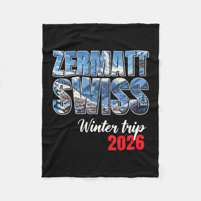 Manta Polar Zermatt Switzerland Winter Trip 2026 Alps Ski Swis (Anverso)