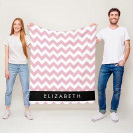Manta Polar Zigzag Rosado, Chevron Rosa, Patrón De Ondas, Su N