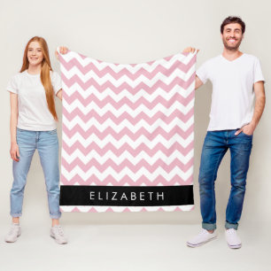 Manta Polar Zigzag Rosado, Chevron Rosa, Patrón De Ondas, Su N