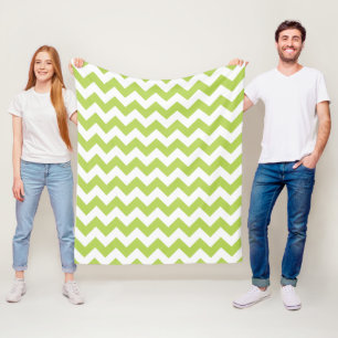 Manta Polar Zigzag verde, Chevron verde, patrón geométrico