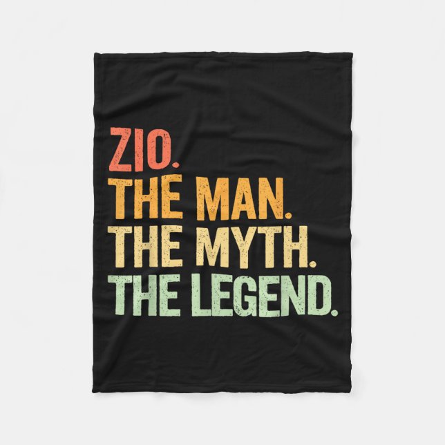 Manta Polar Zio Man Myth Legend Retro Artwork (Anverso)