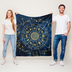 Manta Polar Zodiac Fleece Blanket